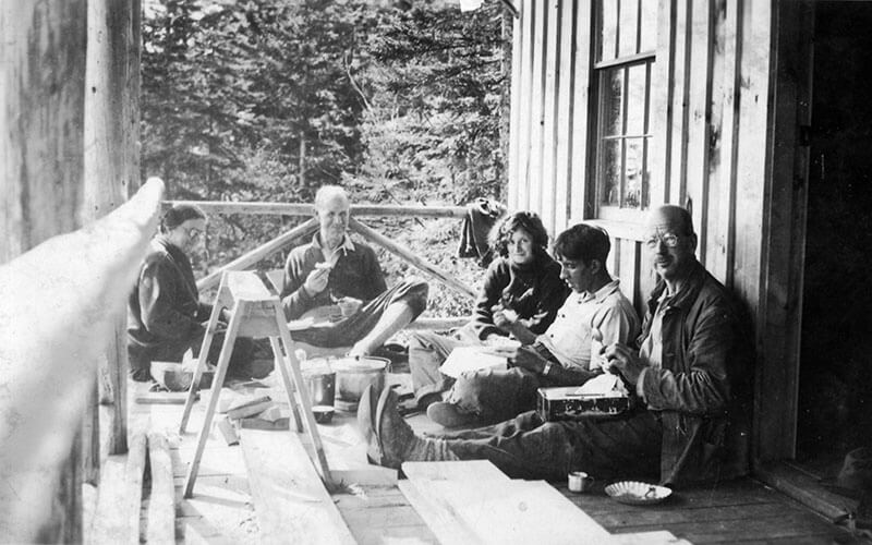 Amc High Cabin First Meal Sept 30 1931