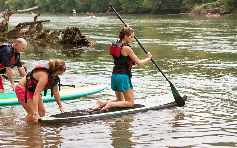 stand-up paddleboarding