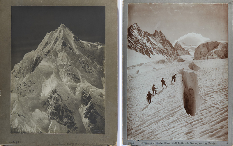 Two of the Vittorio Sella photographs up for auction.