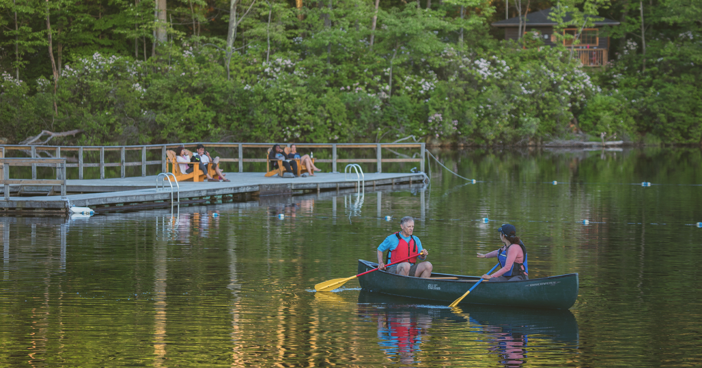 The Stephen & Betsy Corman Harriman Outdoor Center offers lodging, educational programming, and gear for youth leaders.